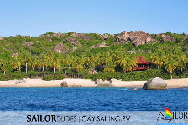 Gay sailing bvi - white beach