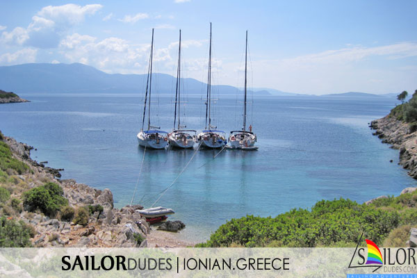 Gay sailing Greece Ionian