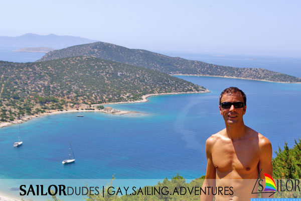 Gay sailing nude skipper