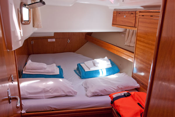 Gay sailing yacht double bed