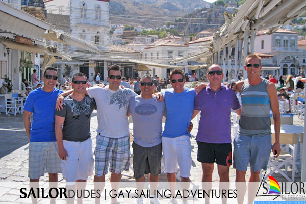 Gay sailing group Cyclades